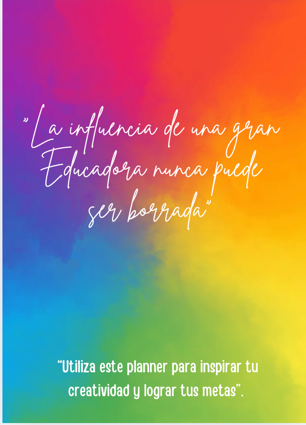 Planner Arcoiris