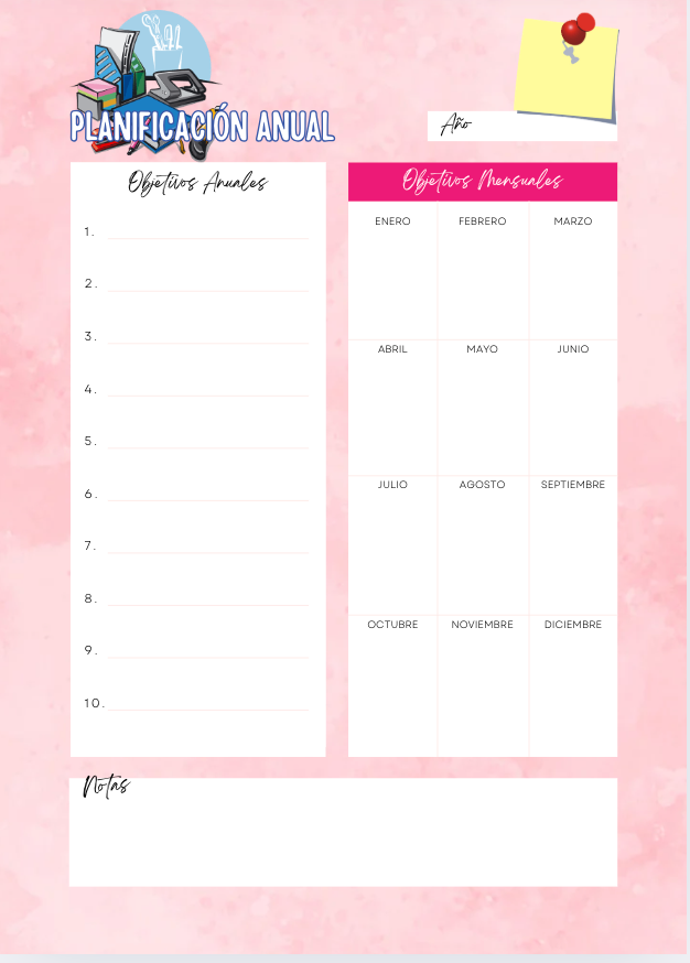 Planner Arcoiris