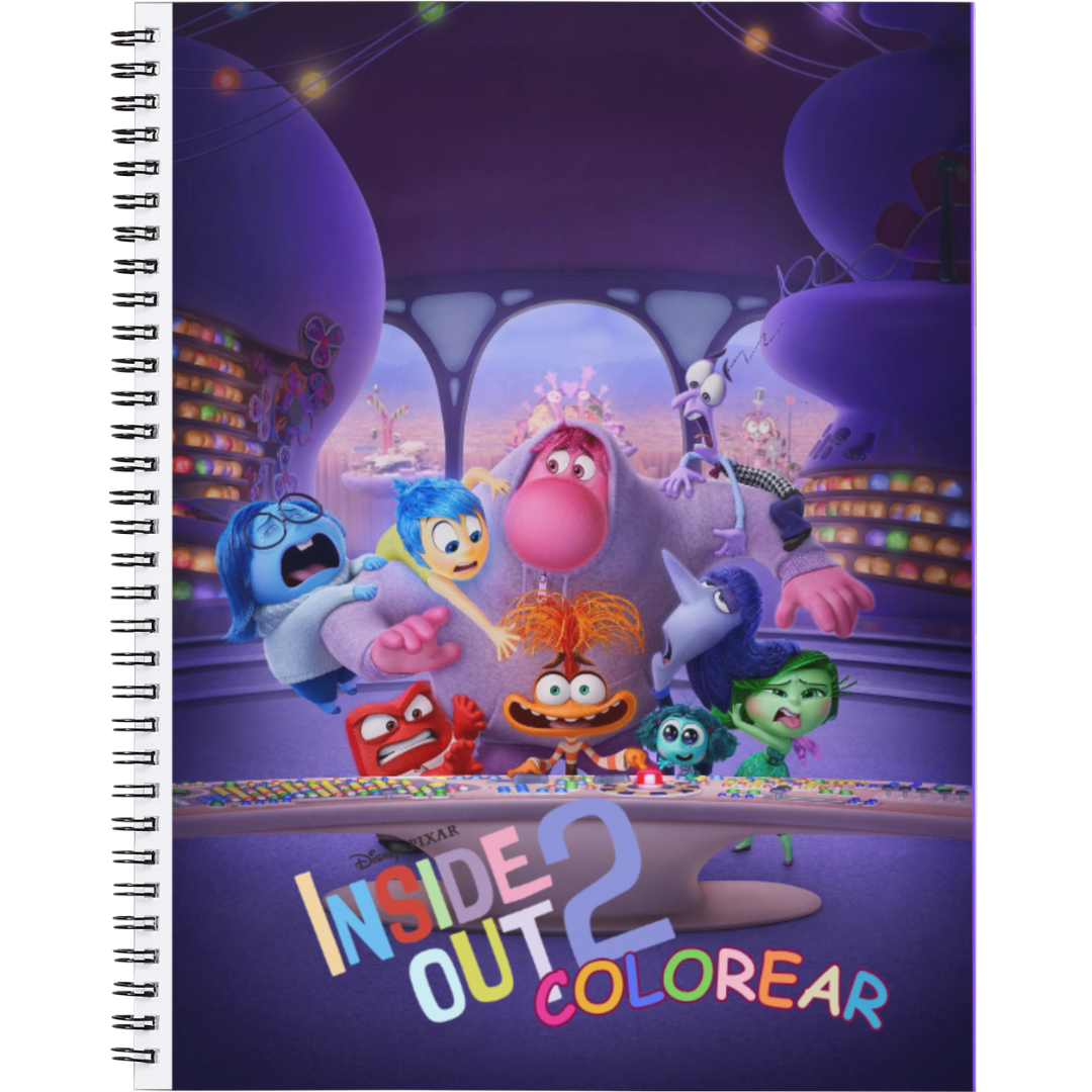 Libro Colorear + Actividades Intensamente 2