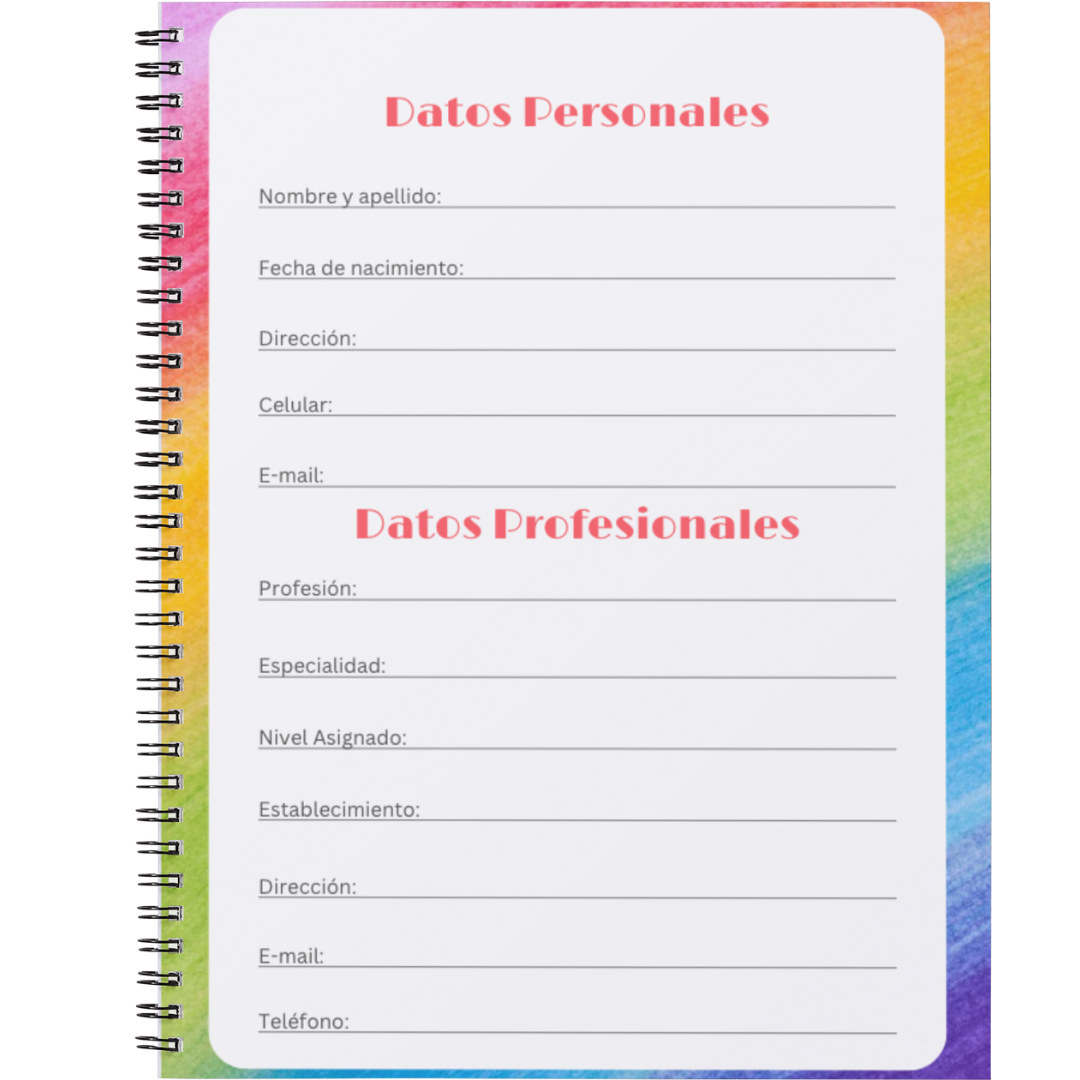 Planner Arcoiris