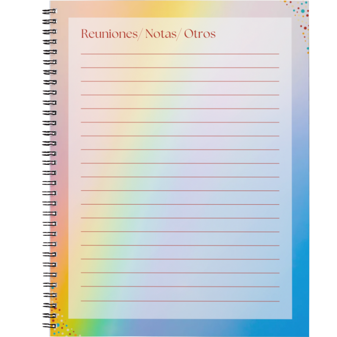 Planner Arcoiris